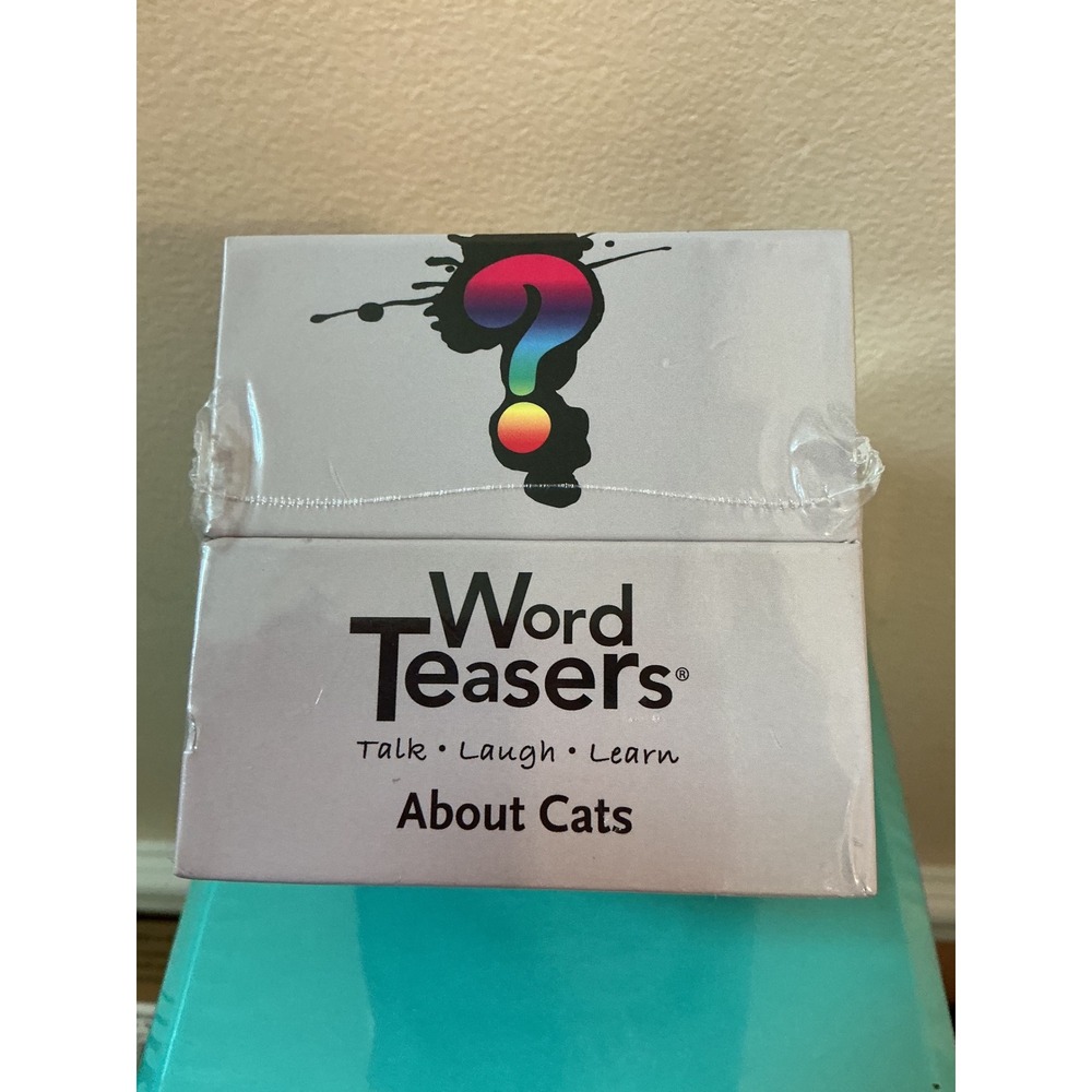 WordTeasers About Cats Trivia Card Game 150 Conversation Starters New Sealed